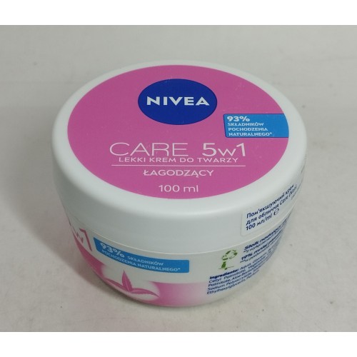 Крем для обличчя Nivea care 5в1 пом'якшуючий /100мл