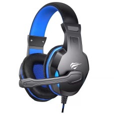 Навушики з мікрофоном (гарнітура) Havit HV-H763d Gaming чорно-блакитні