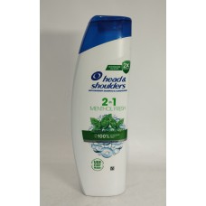 Акція Шампунь Head & Shoulders 2в1 освіжуючий ментол /330мл