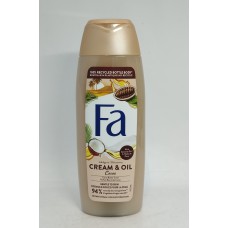 Акція Гель для душу Fa Cream & oil (з олією кокоса та олії какао) /250мл