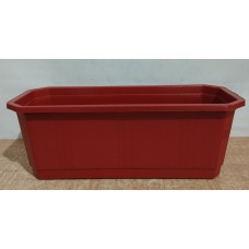 Горшок для вазонів балкон 40*17см вис.-14,5см (6л) коричневий /шт