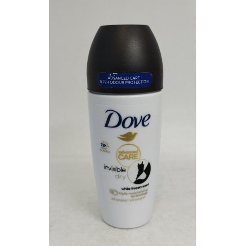 Дезодорант жіночий шарик Dove Invisible dry 50мл