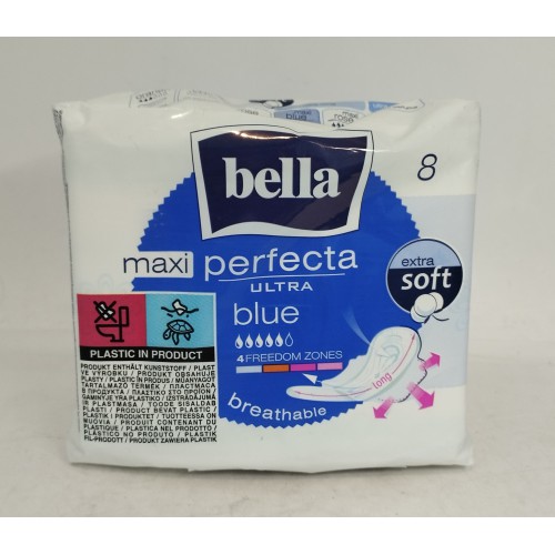 Акція Прокладки Bella perfecta ultra maxi blue extra soft (блакитна) /8шт 5*