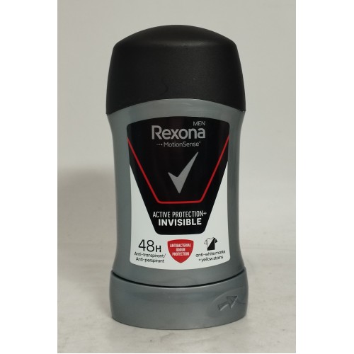 Дезодорант сухий Rexona чоловічі Невидимий активний захист 50мл