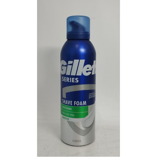 Акція Піна для гоління Gillette Series Soothing заспокійливий /200мл