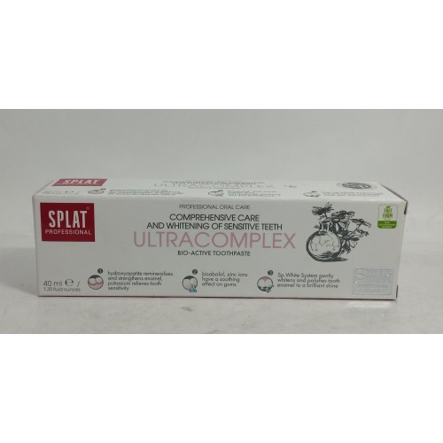 Акція-10% Зубна паста Splat Ультракомплекс Ultracomplex /40мл