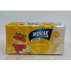Акція Мило екопак Novax Полуниця /5х70гр