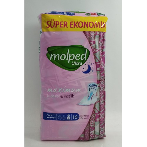 Акція 10% Прокладки Molped Ultra Extra Long Super EКО /16шт 6*