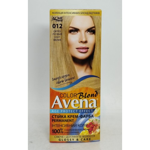 Акція Фарба для волосся Avena 012 світло русявий /набір