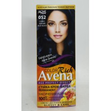 Акція Фарба для волосся Avena 052 синьо-чорний /набір