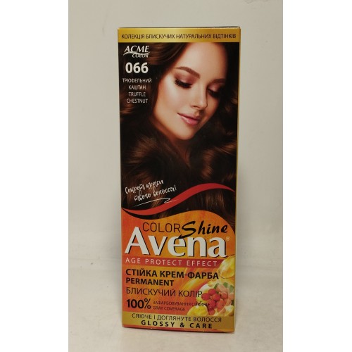 Акція Фарба для волосся Avena 066 трюфельний каштан /набір