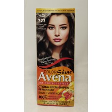 Акція Фарба для волосся Avena 723 попелястий шатен /набір
