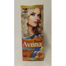 Акція Фарба для волосся Avena 1001 платиновий wow блонд /набір