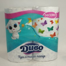 Акція Папір туалетний Диво Aroma Decoro двошаровий /4 шт
