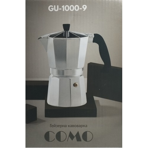 Гейзерна кававарка Gusto Como GU-1000-9 9 чашок (450мл)