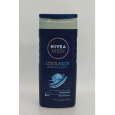 Гель для душу Nivea Men 3в1 для чоловічі Cool kick / 250мл