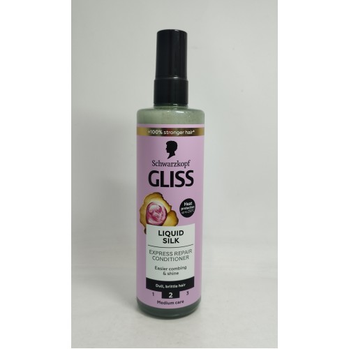 Спрей-кондиціонер Gliss Liquid silk для ламкого і тьмяного /200мл