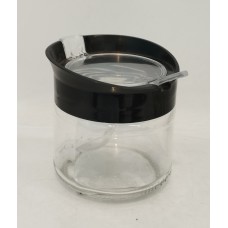 Банка скло для сипучих Vittora VT-161004 300мл чорна