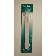 Пилочка для нігтів Flowers Е117 сіра 100 /100 /шт