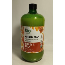 Мило-крем рідке Bio Naturell Мед з молоком /946мл