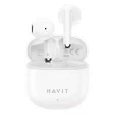 Bluetooth Навушики з мікрофоном Havit TW976 Smart touch 300mAh White (вкладиші)