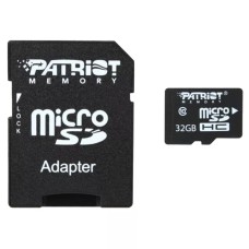 Накопичувач Flash microSD 32Gb Patriot class 10+adapter