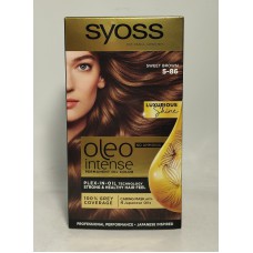 Фарба для волосся Syoss Oleo int. 5-86 карамельно каштановий /набір без аміаку