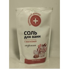 Сіль для ванн морська Домашній доктор з магнезією дой-пак /500г