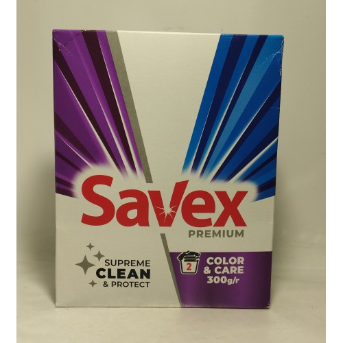 Акція Пральний порошок Savex автомат Соlоr&Care /300г