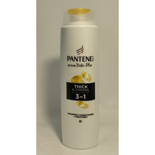 Акція Шампунь Pantene 3в1 Густе та міцне для тонкого та ослабленого волосся /325мл