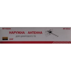 Антена теле DVB-T2 МТ-3012 зовнішня з підсилювачем 5-9дБ