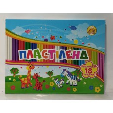 Пластилін Тетрада 18 кольорів /360г