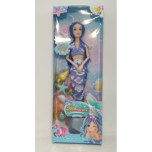Лялька шарн. Mermaid BL385 38см русалка