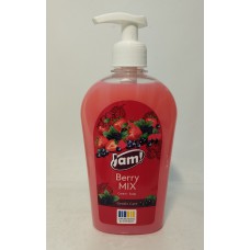 Акція Мило-крем рідке дозатор Jam Berry Mix з гліцерином /325г