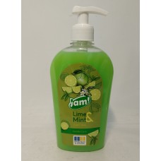 Акція Мило-крем рідке дозатор Jam Lime Mint з гліцерином /325г