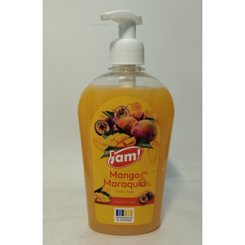 Акція Мило-крем рідке дозатор Jam Mango Maraquia з гліцерином /325г