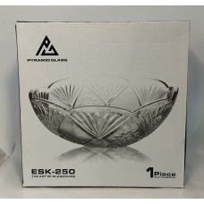 Салатниця скло Piramid glass ESK-250 d24 середня /шт